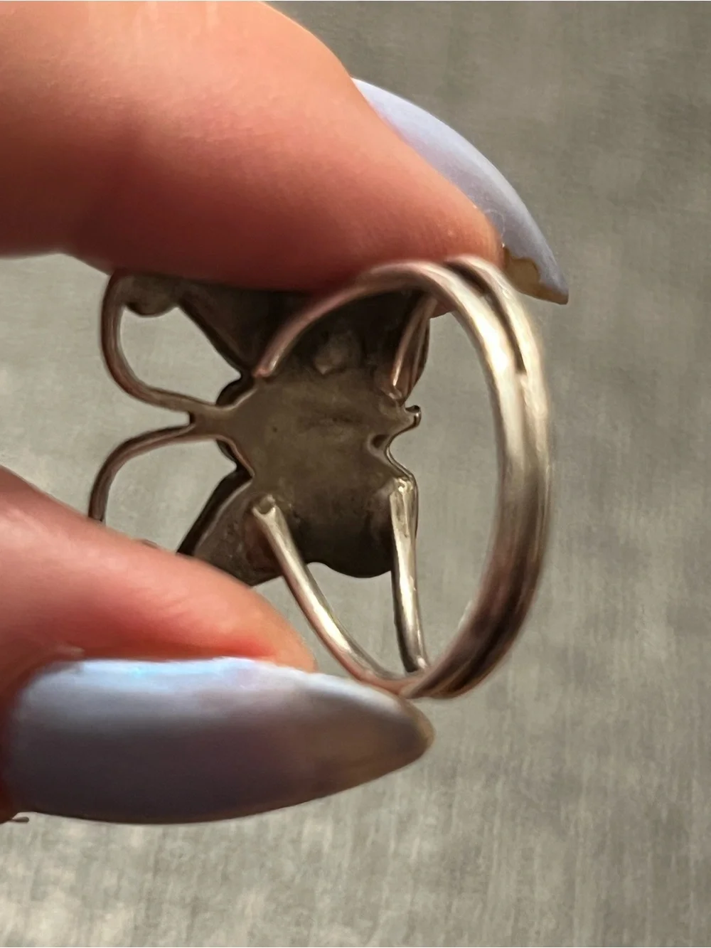 Vintage 925 butterfly ring